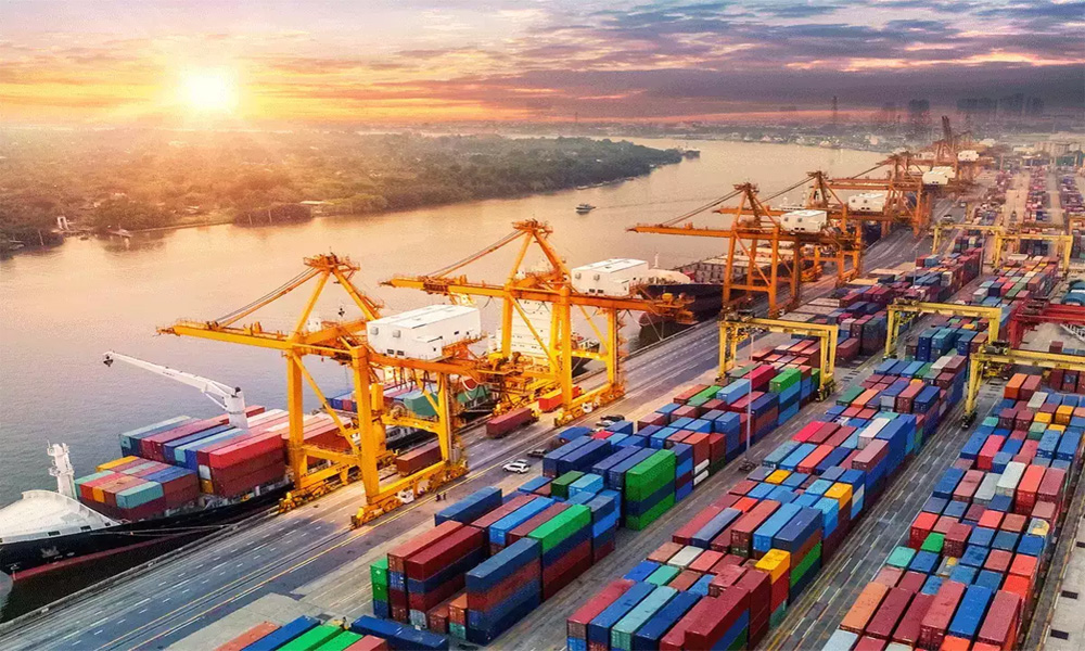 Aerial view of Dubai industrial and logistic land zones